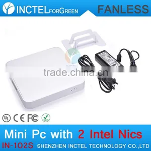 Directx11 Fanless Mini pc Small Desktop Tiny Computer With Intel Celeron C1037U 1.8Ghz 2 LAN USB 3.0 TF SD Card 2G RAM 80G HDD thumbnail-5