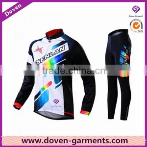 Long Sleeves Fitted Cycling Clothes, Cycling Suits, Bike Jersey thumbnail-1