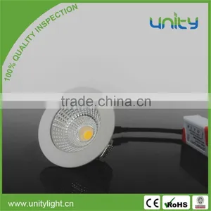 Delicate Appearance 5W COB Beam Angle 30 Degree LED Down Light Aluminum Housing thumbnail-1