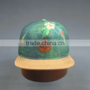 Custom Heat Transfer Parttern in 5-panel Snapback Cap thumbnail-2