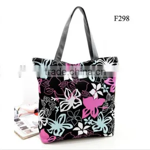 New Women Ladies Day Canvas Summer Beach Tote Shopping Bag Handbag thumbnail-3