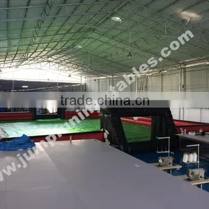 EN71 Human Soap Football Custom Size Jumpfun Inflatable Water Soccer Picth/Football Soap Field for Sale thumbnail-2