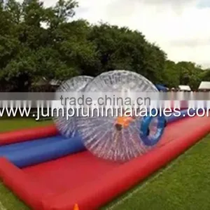 Cheap Inflatable Zorb Race Track/Inflatable Air Track for Zorb Ball Race Games thumbnail-1