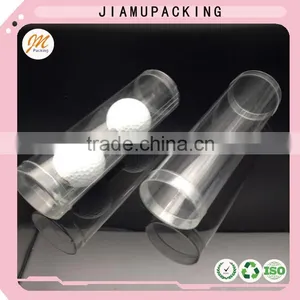Disposable Plastic Tennis Ball Tube , Plastic Golf Ball Cylinder Packaging, Quality Round Box thumbnail-1