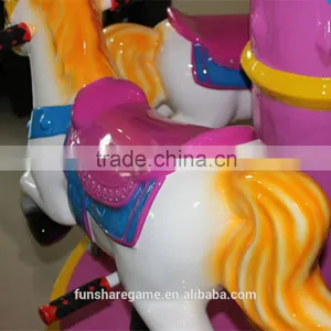 2015 New Products Children Games Cheap Kids Mini Carousel Musical Electric Carousel For Sale thumbnail-6