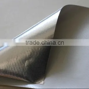 Double Side Aluminum Foil Woven Scrim Fabric Construction Material Hangzhou Factory thumbnail-1
