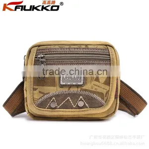 Classic Style Eastern Brand Kaukko Man Canvas Belt Fanny Pack Waist Bag thumbnail-1