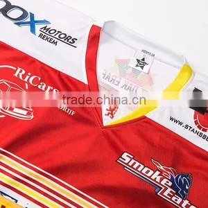 China International Custom Reversible Your Own Design Ice Hockey Jersey thumbnail-4