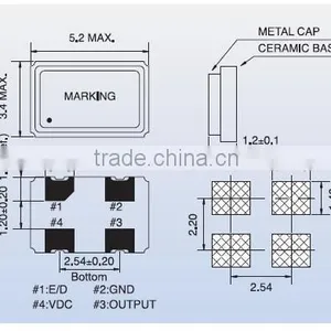 5x3.2mm SMD Crystal Oscillator (32.768KHz) (2.5V) thumbnail-2