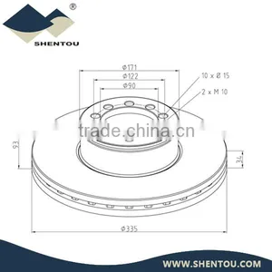 Man Brake Disc 81.50803.0042 thumbnail-1