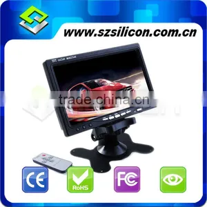 Cheapest Lcd Monitor 3-way Video Input 7 " Inch Car Video Monitors/car Tft Lcd Color Monitor thumbnail-1