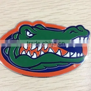 Window Crocodile Shaped Metal Plate Sticker thumbnail-1