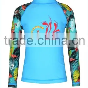Women's Sublimated Rash Guard Design You Own Rash Guard With Good Quality thumbnail-1