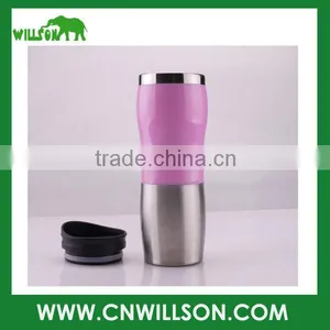 Custom 16oz Slim Stainless Steel Thermo Tumbler thumbnail-2