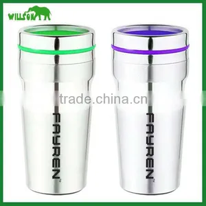 Life Vacuum Cup - High Quality 450ML Double Wall Stainless Steel Vacuum Insulated Bottle thumbnail-1