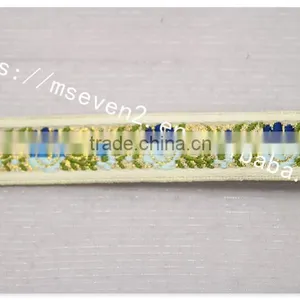 Fashion Design Flowers Jacquard 15mm Nylon Webbing Wholesale thumbnail-2