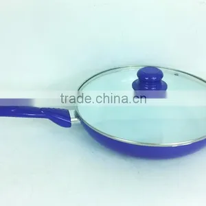 8pcs Purple Aluminum Cooking Pot Set Non-stick Cooking Pot With Glass Lid Cookware Set thumbnail-3