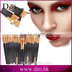 20pcs Top Quality Black Makeup Cylinder Cosmetics Brushes thumbnail-2