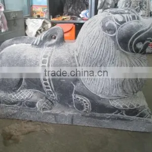 Natural Lion Sculpture Stone Statue Supplier & Manufacturer in India thumbnail-4