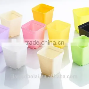Garden Flower Pot,various Size Plastic Flower Pot ,colorful Square Flower Pots thumbnail-4