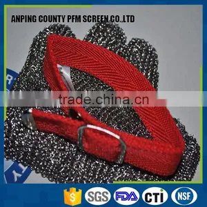 Stainless Steel Mesh Hand Safty Cut Resistant Chain Mail Gloves for Buthcer thumbnail-2
