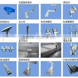 Slope Roof Photovoltaic Stents,Q235/Q345 Solar Galvanized Mounting Bracket thumbnail-1