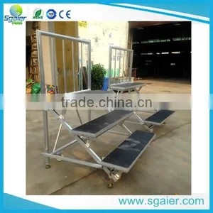 Hot Sales Mobile Demounted Choral Risers,aluminum Choral Risers,folding Choral Risers thumbnail-1