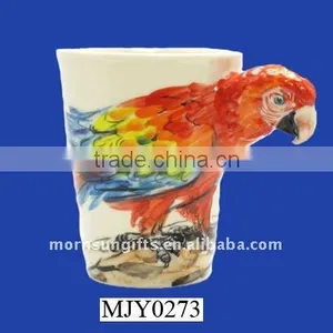 Ceramic Parrot Bird Mug thumbnail-1