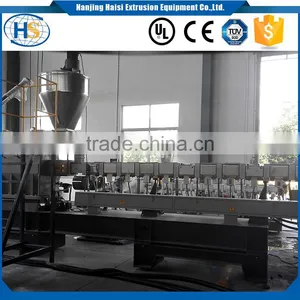 Small Stage Recycled Plastic Nylon Pelletizer Extruder Machine Line thumbnail-6