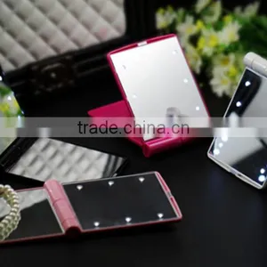 Led Lighted Compact Travel Makeup Mirror thumbnail-6