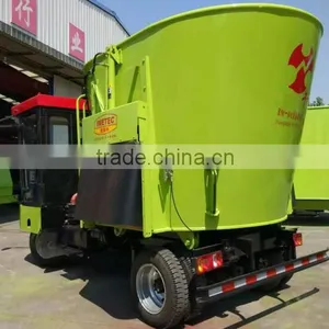 Electric Motor Feed Mixer Wagon For Farms/VERTICAL FEED MIXER/TMR FEED MIXER thumbnail-3