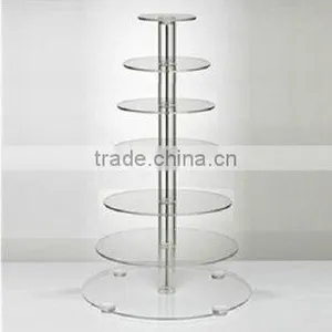 8-tire /7-tire Solid Metal Modern Cake Display Stand thumbnail-2