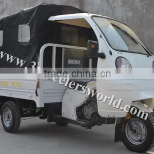 Chinese Three Wheel Adult Gasoline Moped Cabin Cargo Tricycles thumbnail-6