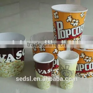 All Sizes Wholesale Popcorn Plastic Cup Bucket Avaliable thumbnail-2