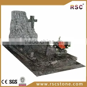 Black Granite Monument Canada Headstone thumbnail-1