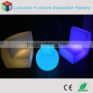 Remote Control Rgb 16 Color Changing Illuminated Nightclub LED Plastic Sofa thumbnail-6