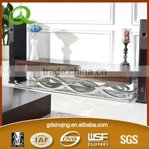 E359 Stainless Steel Marble Modern Tv Stand thumbnail-1