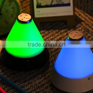 2015 Led Bluetooth Stereo Colorful Night Light Bluetooth Speakers Card Stereo Change Color Heavy Bass FM Speaker thumbnail-1