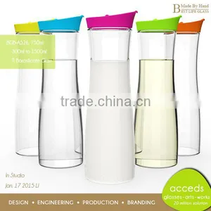 Personalized Pyrex Glass Fruit Lemon Water Bottle thumbnail-3