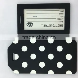Samples Free Factory Supply Cheap Custom Plastic Rubber Silicone or Eco-friendly Pvc Luggage Tag thumbnail-1