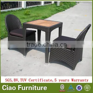 Leisure Outdoor Rattan Furniture Garden Coffee Table Set thumbnail-1