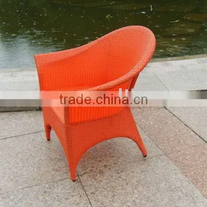 Outdoor Rattan Armchair thumbnail-1