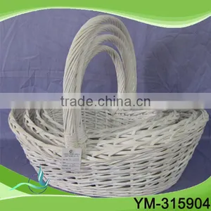White Fruit Basket Decorate Wire Storage Basket,wire Laundry Basket thumbnail-1