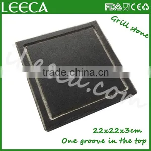 Hot Grill Pan Lava Stones for Cooking Steak thumbnail-1