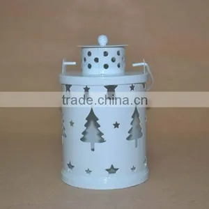 Christmas Snowing Metal Lantern thumbnail-3