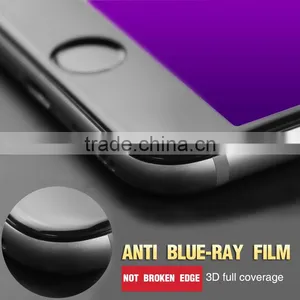 Hardness 9H, Thickness 0.3mm, Blue Light Filter Screen Protector for IPhone 7 thumbnail-1