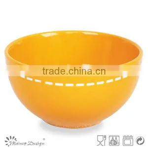 New Products Wholesale Silk Screen Ceramics Cereal Bowl thumbnail-4