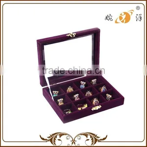 2015 Manufacture High Quality Purple Box For Jewelry thumbnail-1