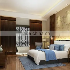 BISINI Latest Chinese Style Wood Design in Bedroom thumbnail-1