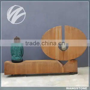 Large Garden Corten Steel Sculpture thumbnail-1